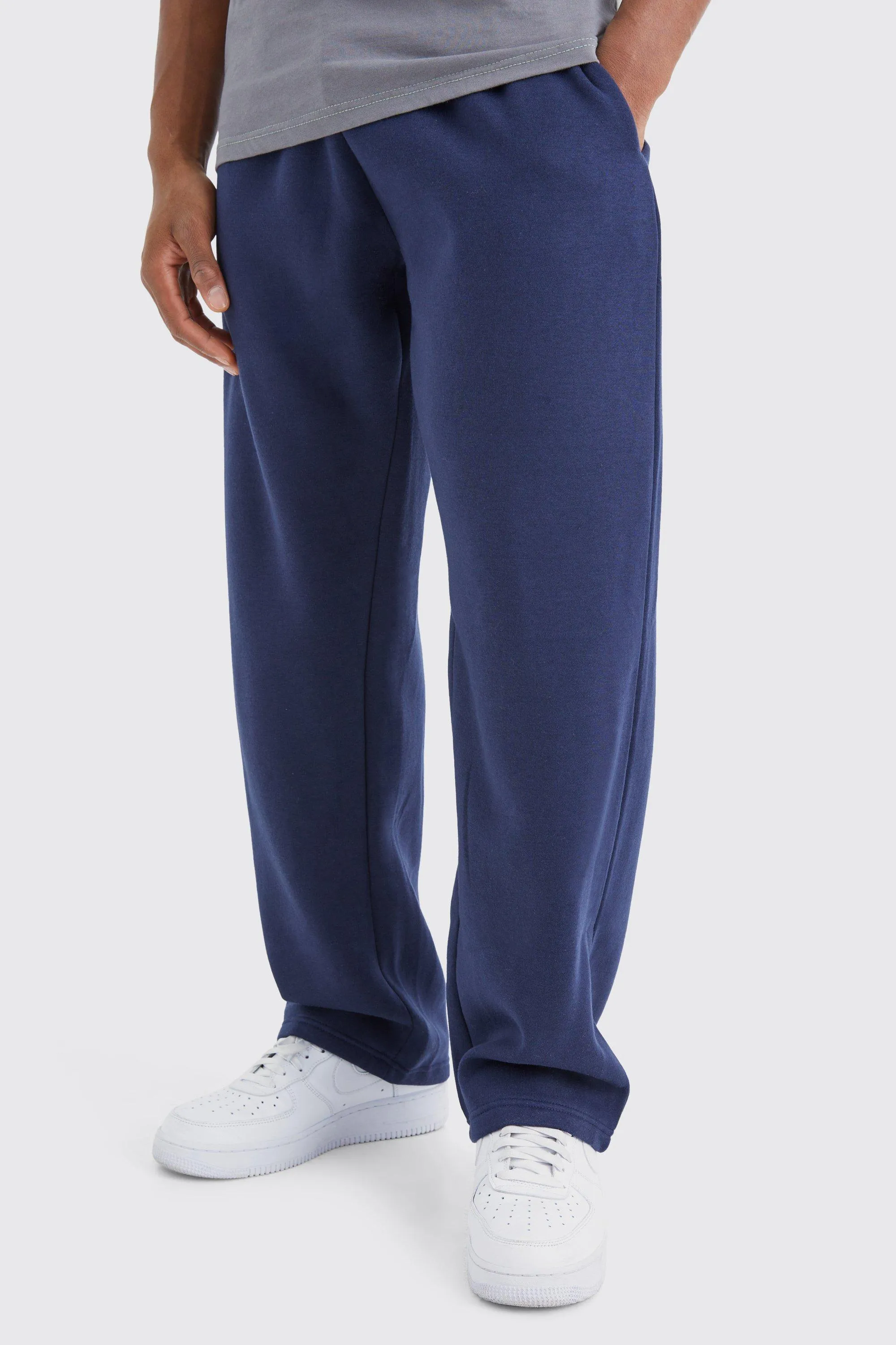 Straight Leg Basic Jogger | boohooMAN UK