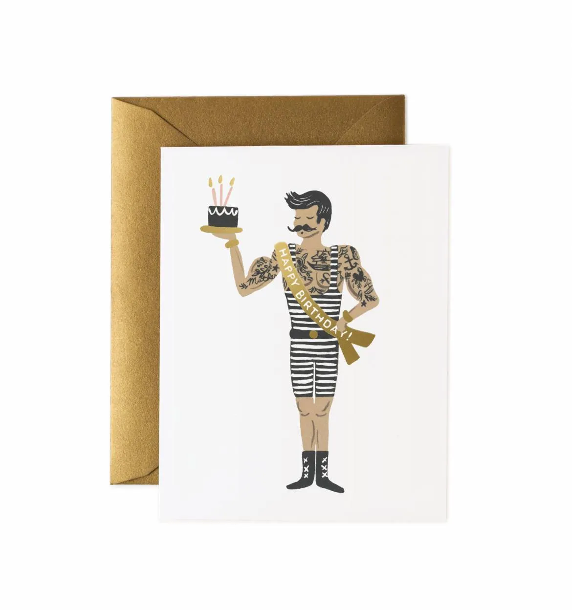 Strong Man Birthday Card