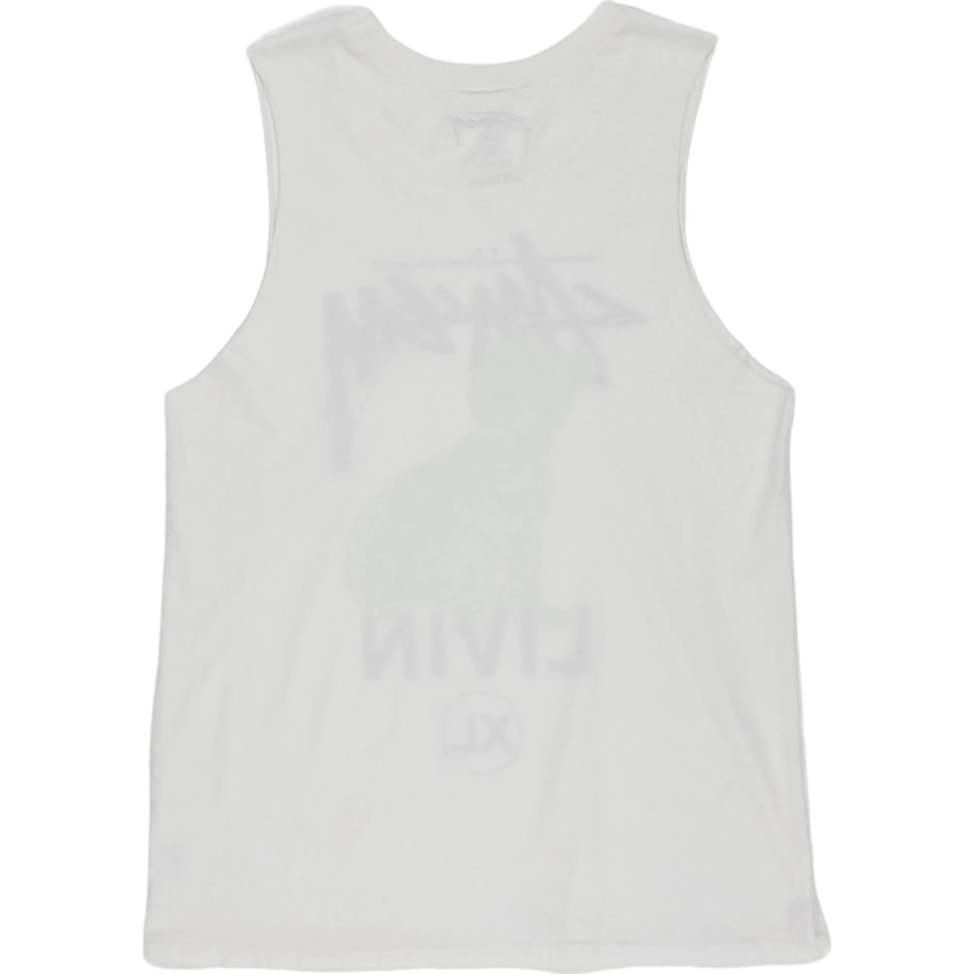 Stussy White Livin XL Graphic Tank Top