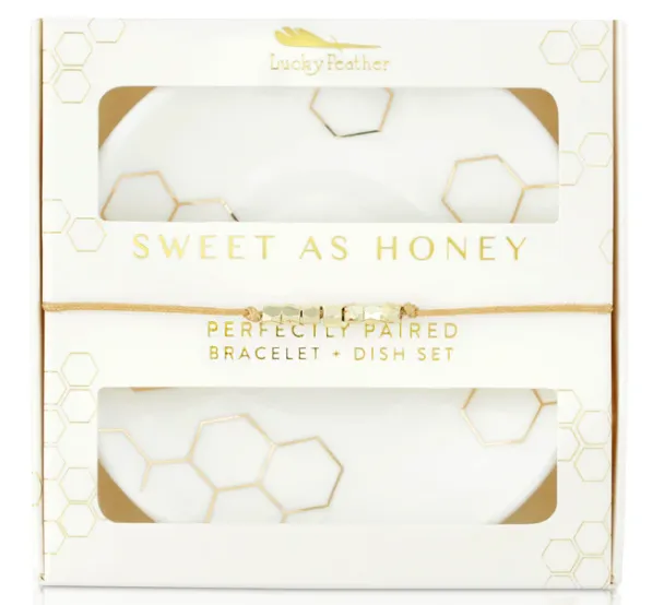 Sweet as Honey - Bracelet + Dish Set