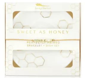 Sweet as Honey - Bracelet + Dish Set