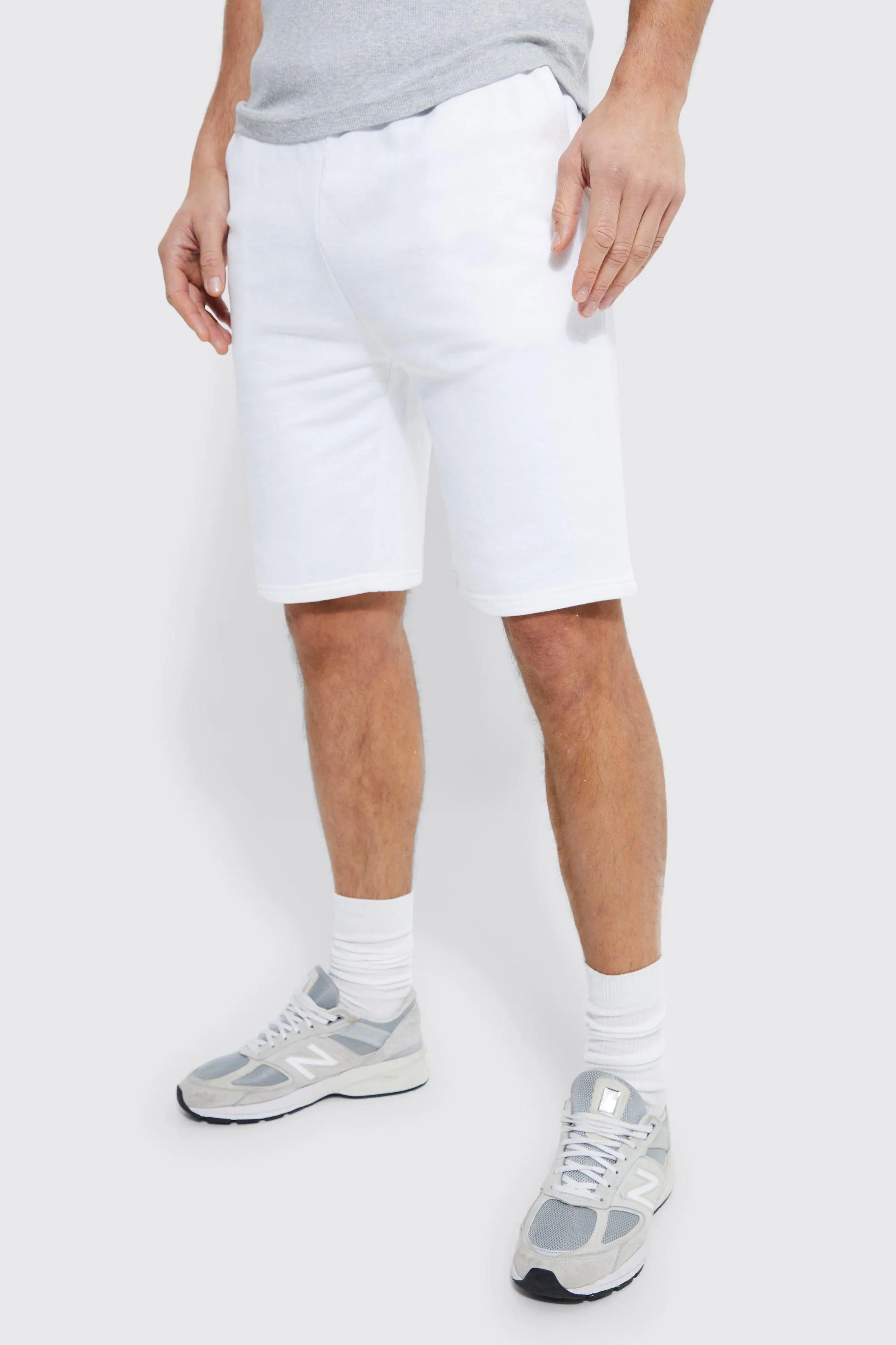 Tall Regular Fit Jersey Short | boohooMAN UK