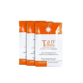Tan Towel Half Body Towelette