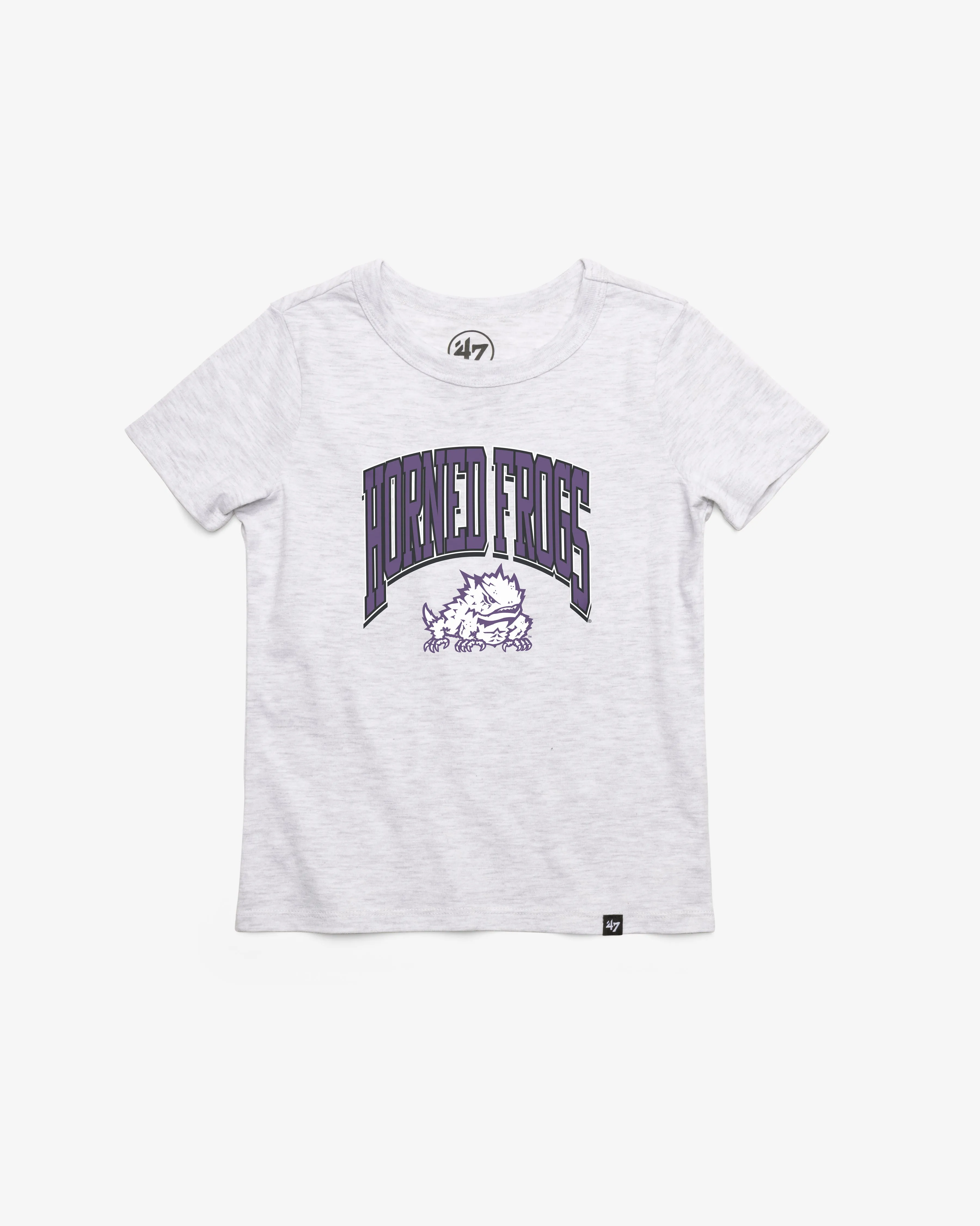 TEXAS CHRISTIAN HORNED FROGS WALK TALL '47 FRANKLIN TEE KIDS