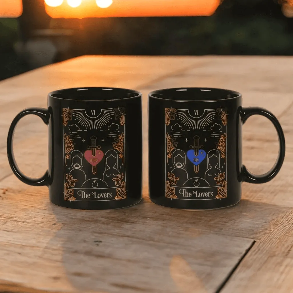 The Lovers Tarot Mugs Set