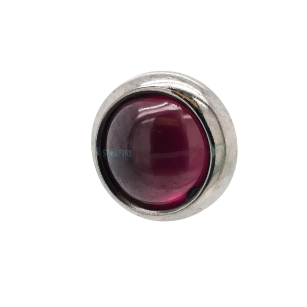 threadless: Bezel-Set Round Natural Stone Cabochon End