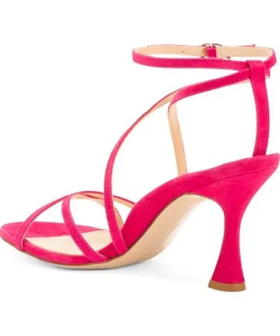 Tj Maxx Leather Lottie Strappy Heeled Sandals For Women