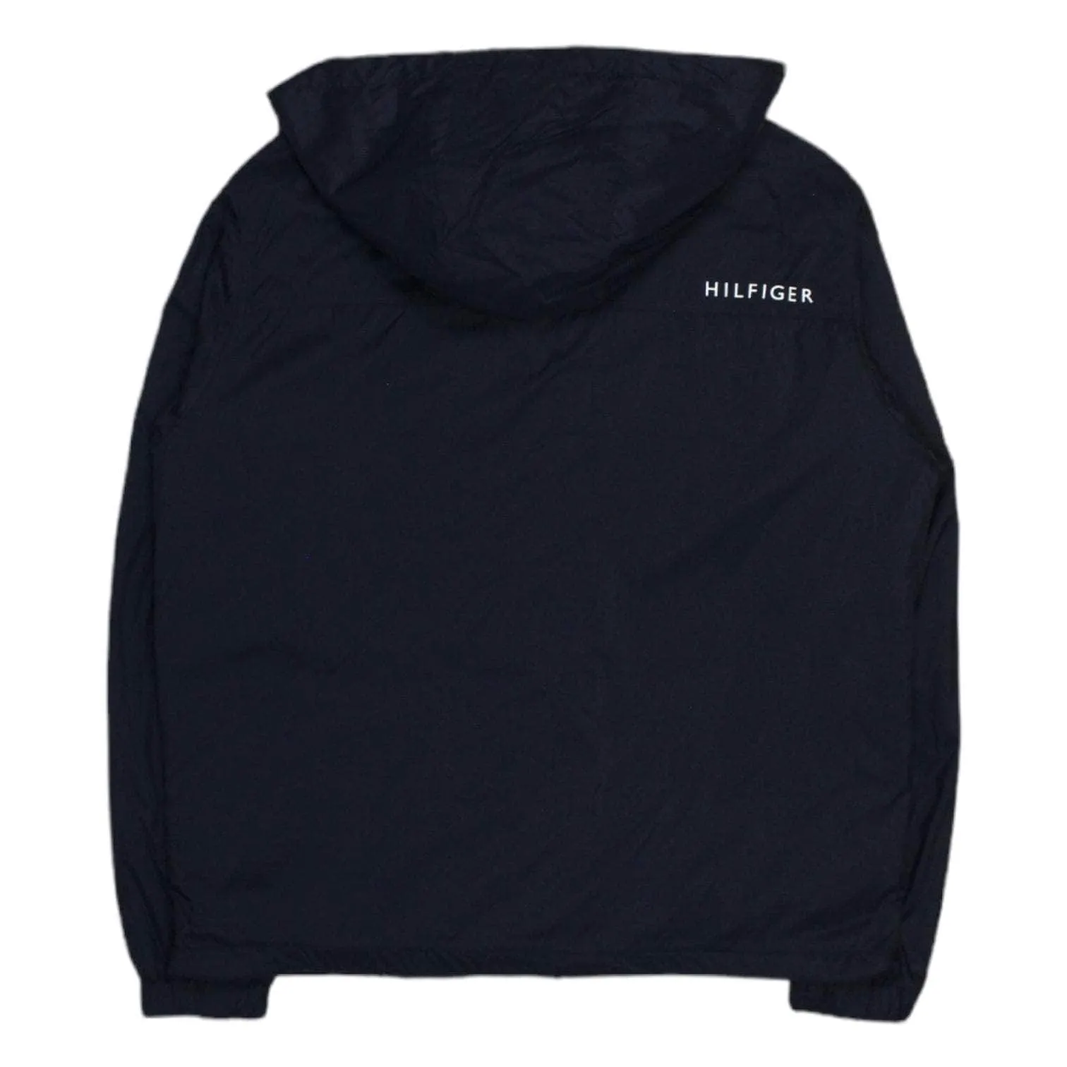 Tommy Hilfiger Blue Hooded Windbreaker Jacket