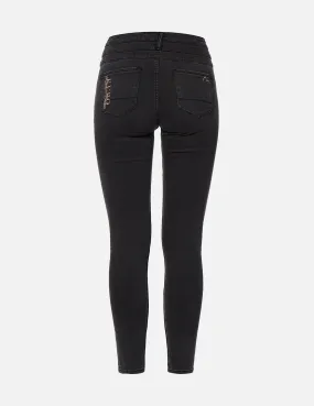 Triple Waistband Super High Waist Skinny Jeans