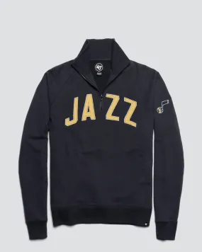 UTAH JAZZ BANKS '47 HARRIS SCRIMMAGE 1/4 ZIP