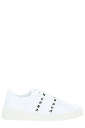 Valentino Garavani Rockstud Untitled Lace-Up Sneakers