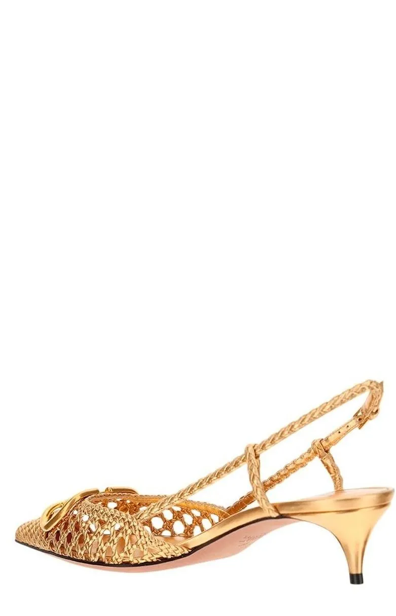 Valentino VLogo Signature Slingback Pumps