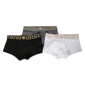 Versace Greca Set Of Three Boxers