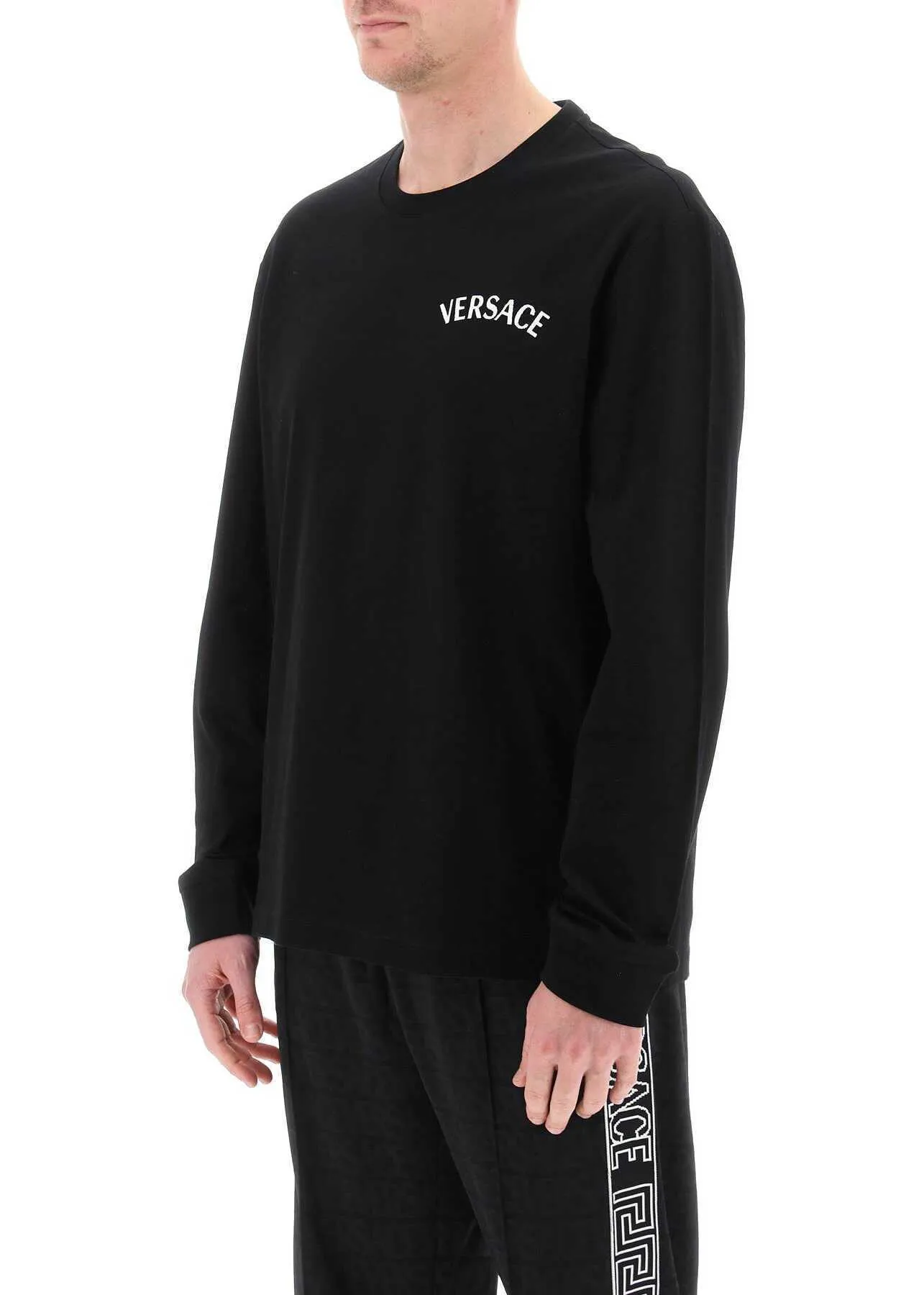 VERSACE  |Versace Milano Stamp Long-Sleeved T-Shirt