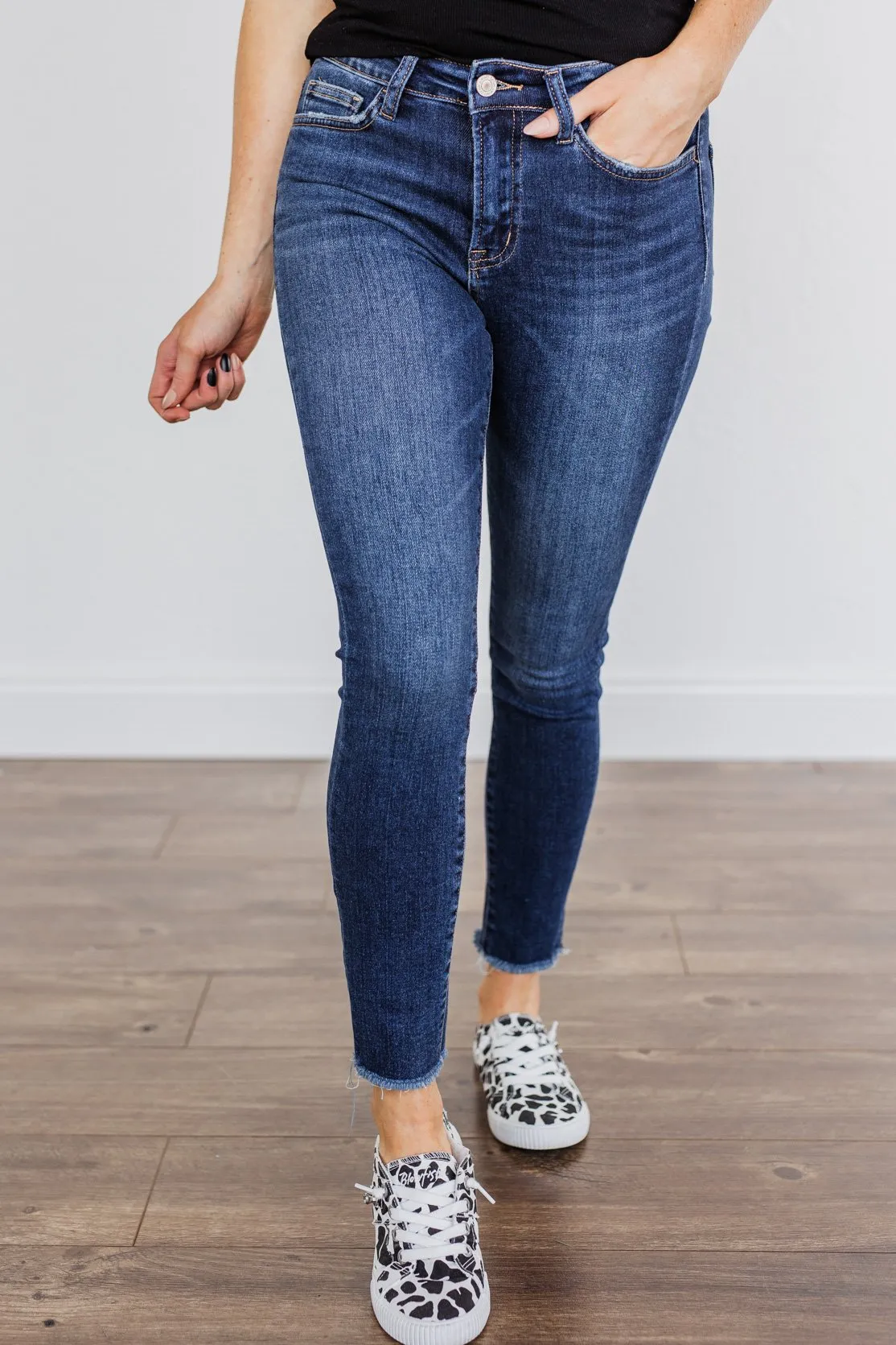 Vervet High-Rise Skinny Jeans- Rita Wash