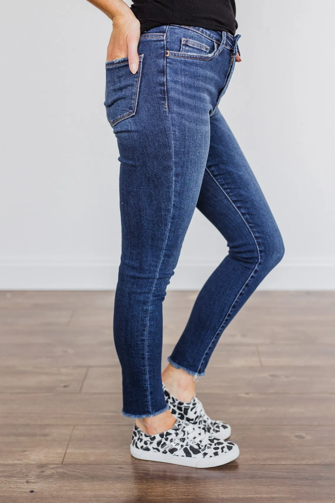 Vervet High-Rise Skinny Jeans- Rita Wash