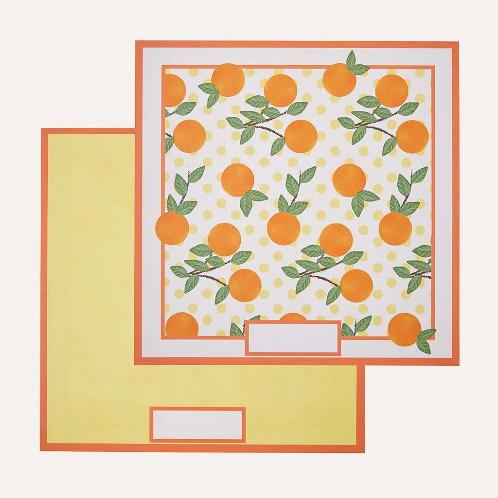 Victoire Valencia Orange Placemat, Set of 12