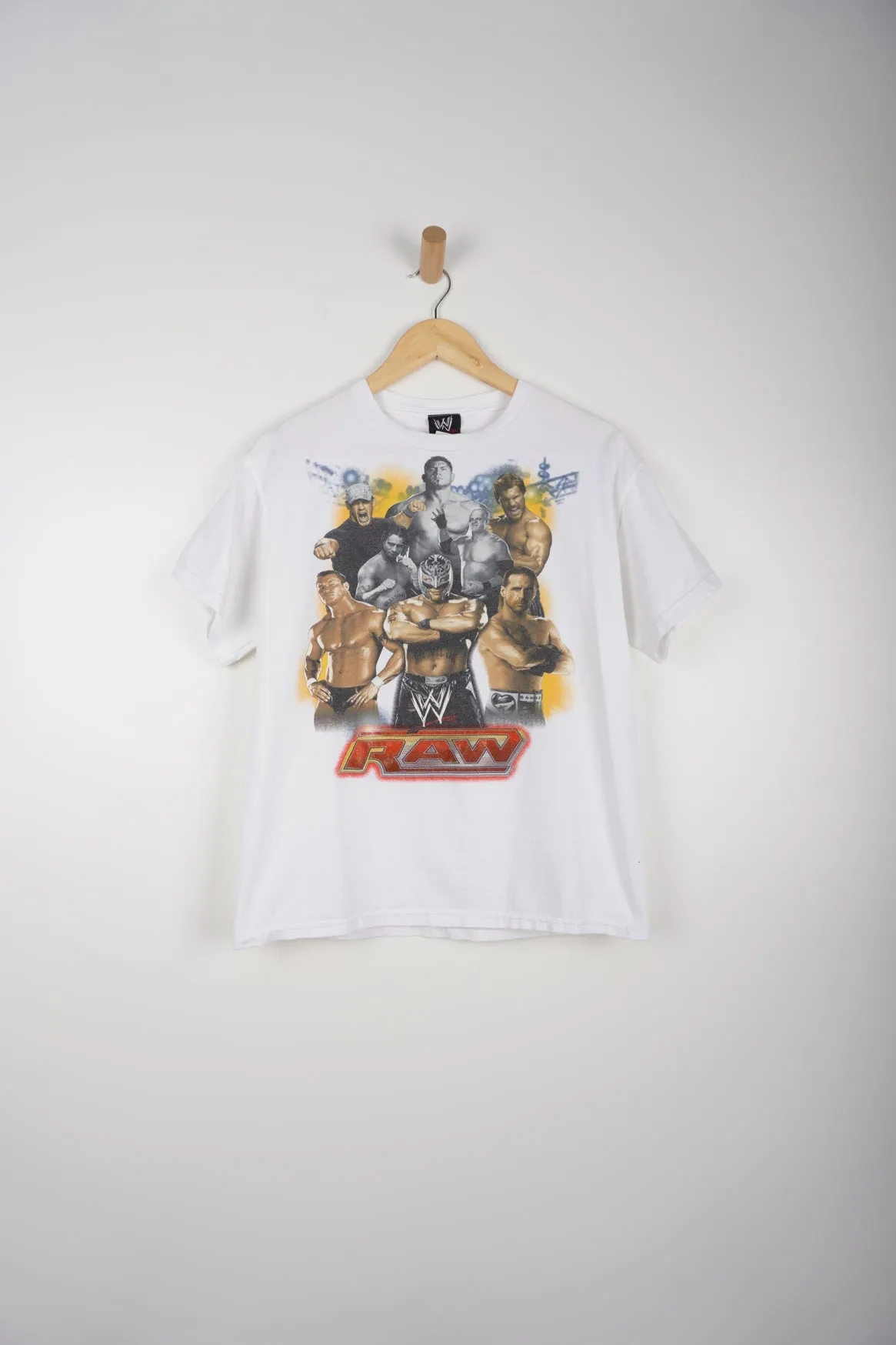 Vintage WWE Raw Graphic White T-Shirt