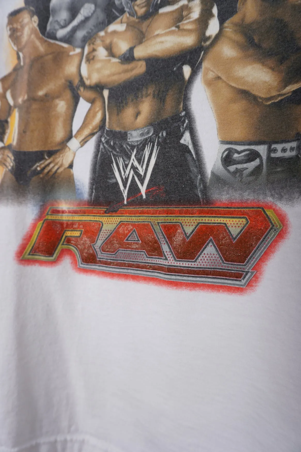 Vintage WWE Raw Graphic White T-Shirt