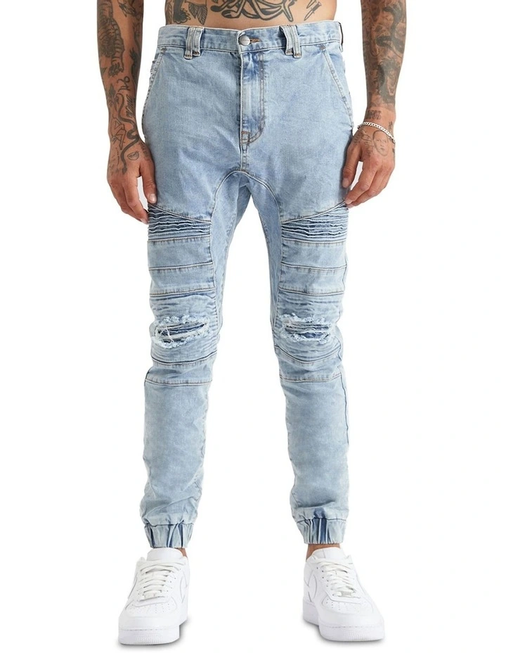 Viper Denim Jogger in Portland Blue