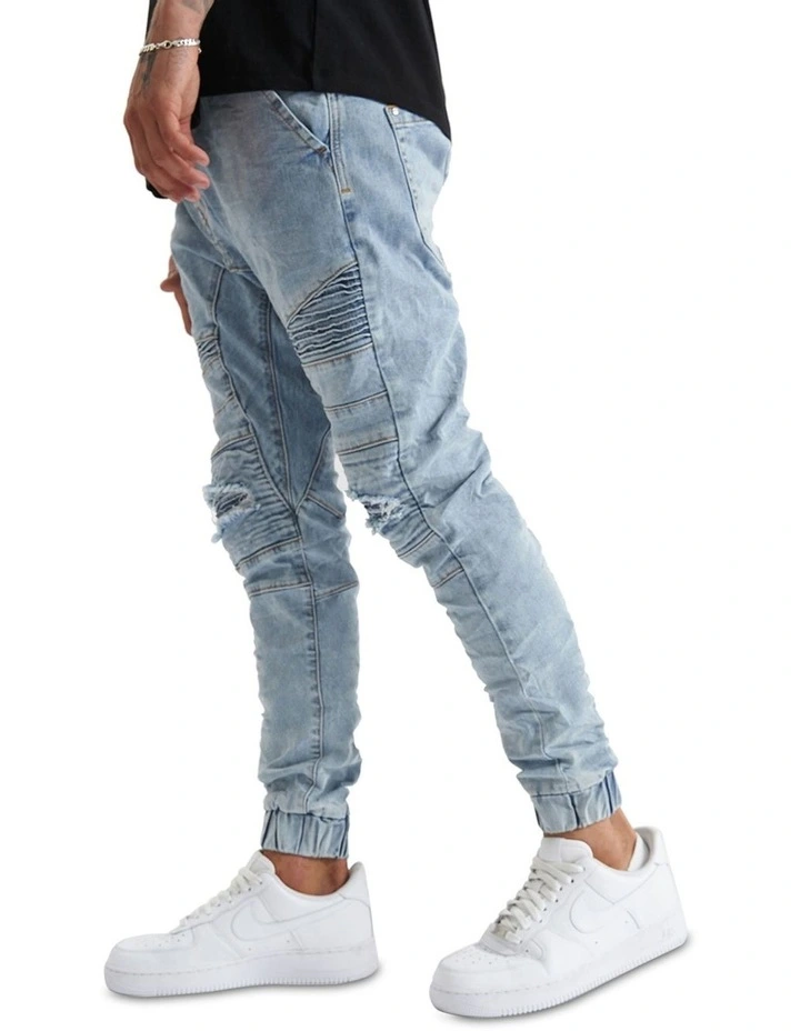 Viper Denim Jogger in Portland Blue