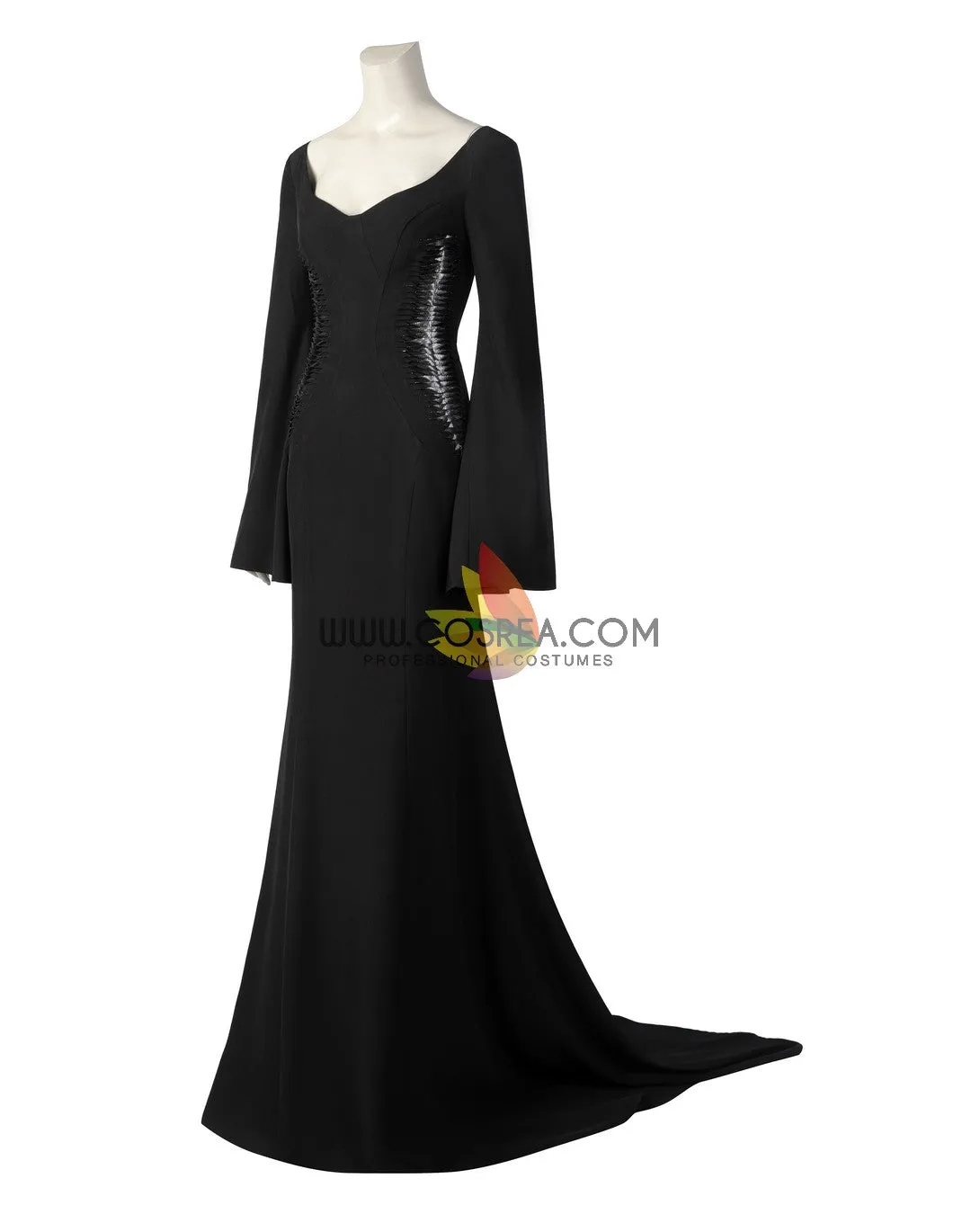 Wednesday Morticia Addams Cosplay Costume