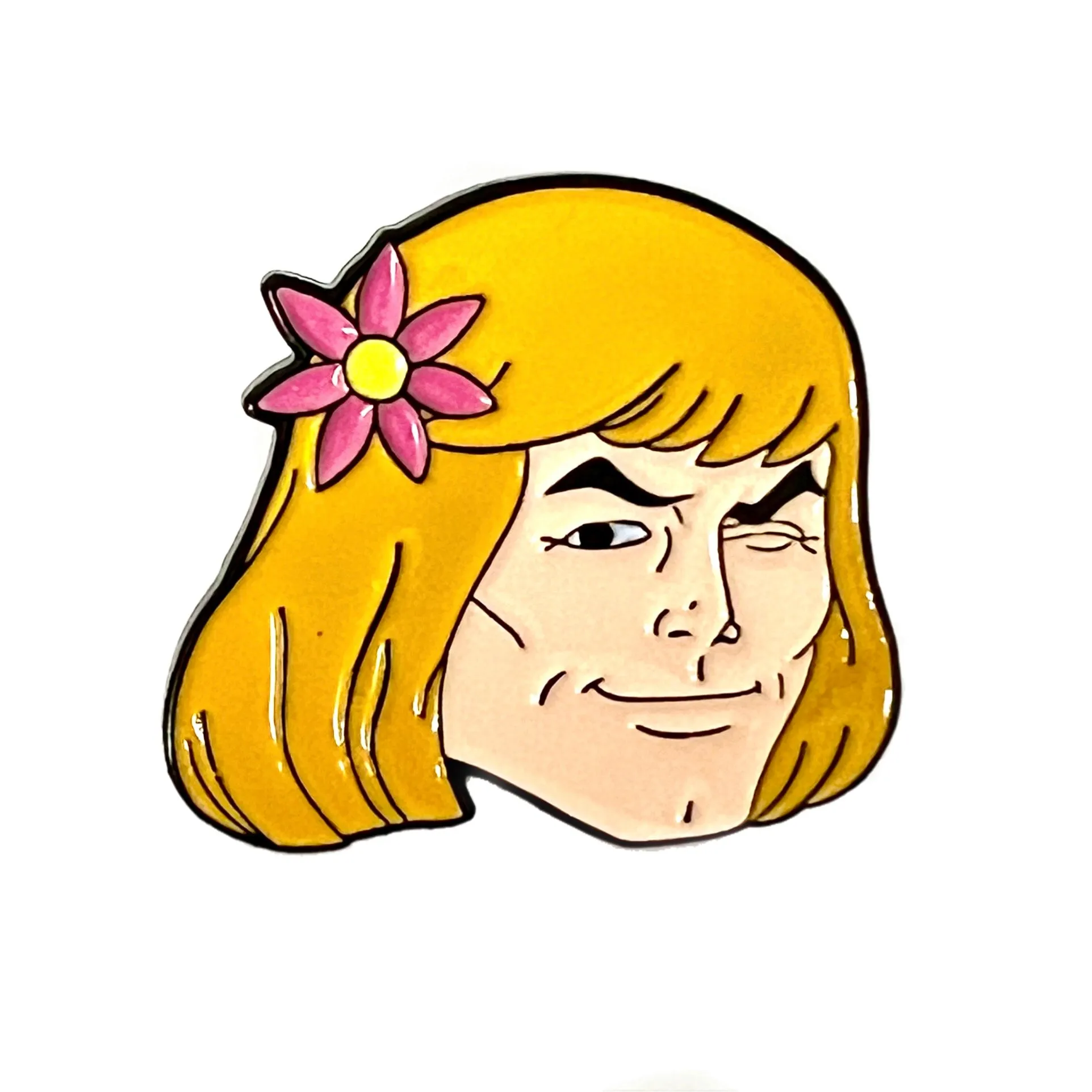 Winking He-Man Enamel Pin