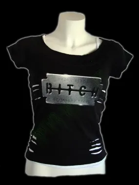 Woman's T-shirt Razor