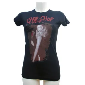 Women's Black T-Shirt Chop Chop