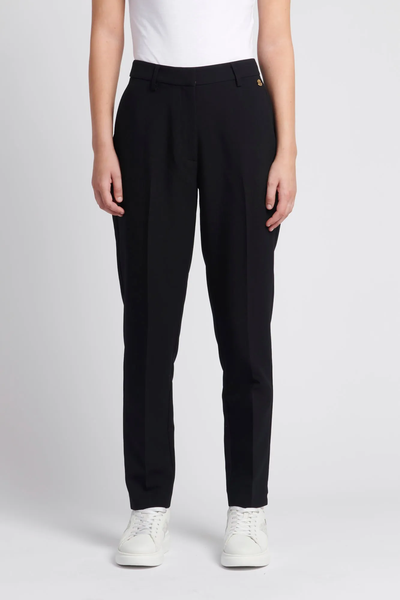 Womens Skinny Leg Trouser in Black