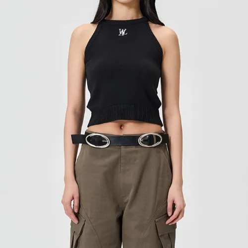 WOOALONG  |Street Style Logo V-neck & Crew neck