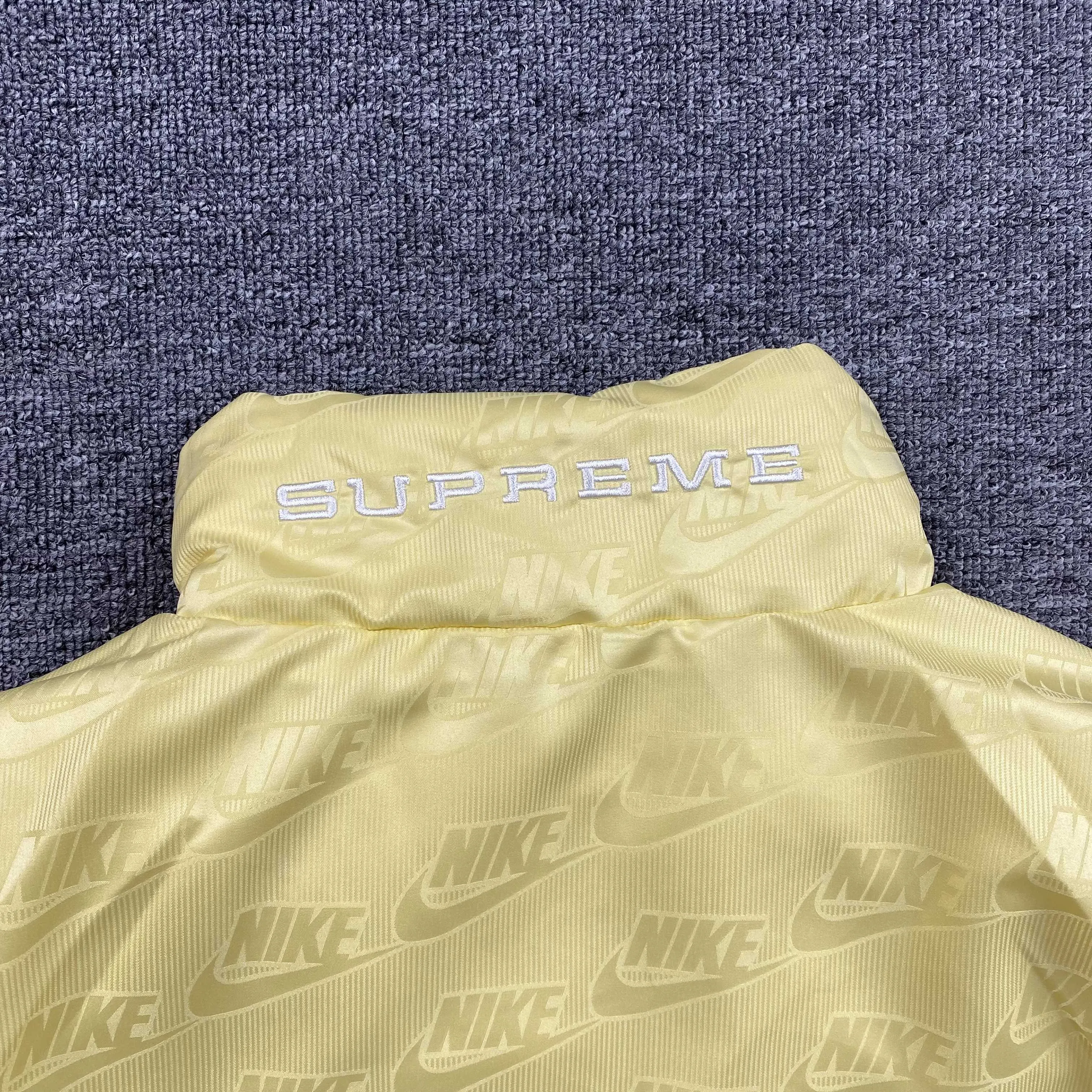 Yellow Reversible Down Jacket Collab