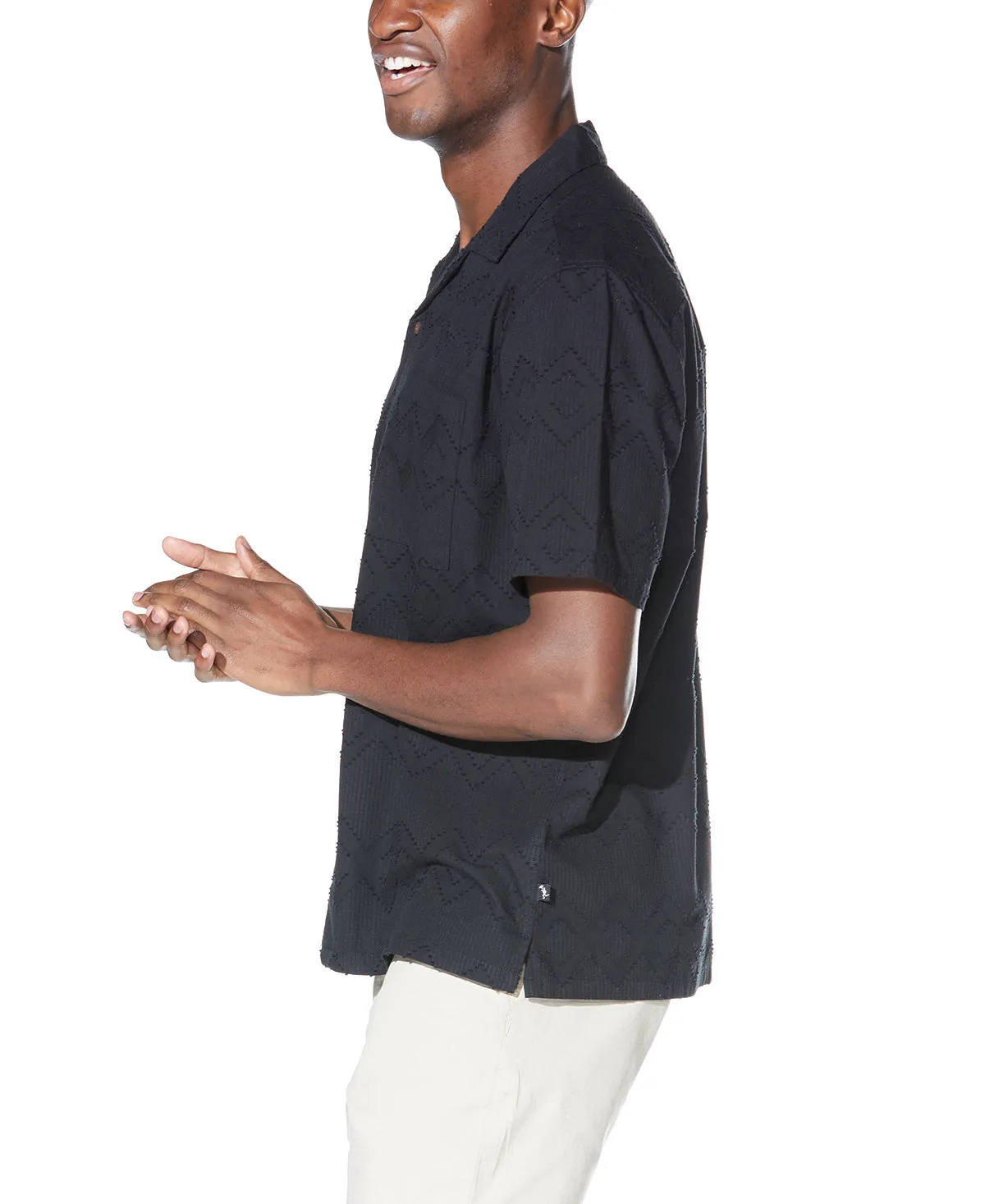 Zapata Relaxed Fit Resort Shirt (Black)